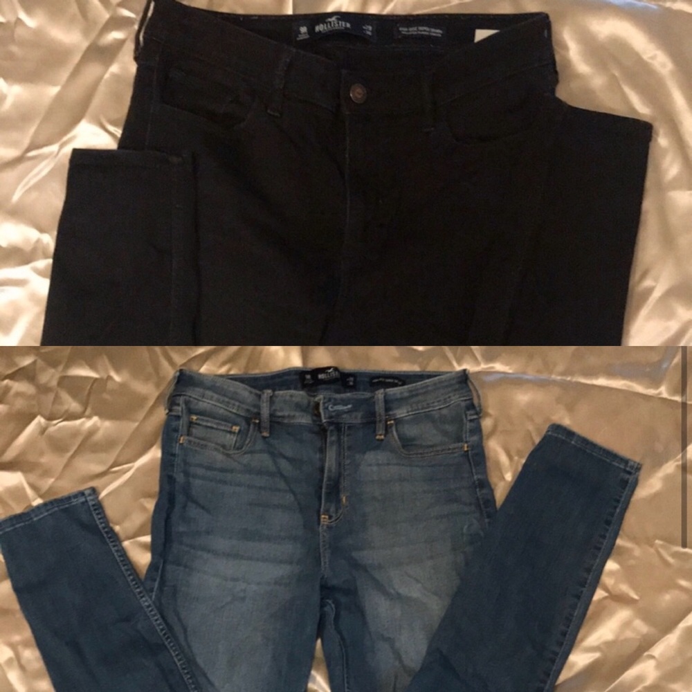 Two pairs Hollister jeans